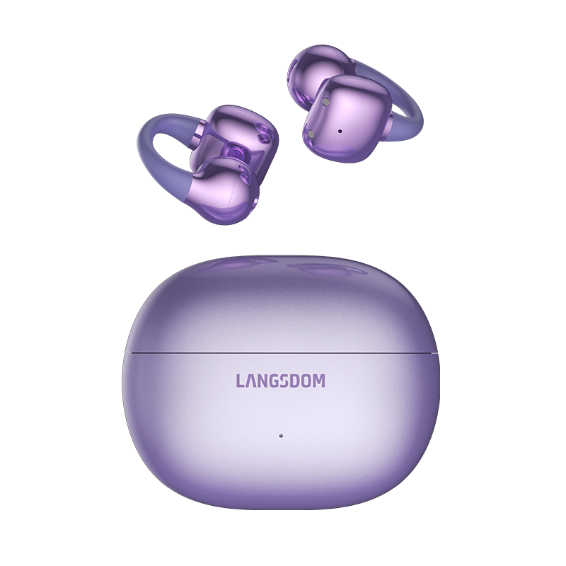 LANGSDOM TS30 - Sleek Clip-On Open-Ear Earbuds