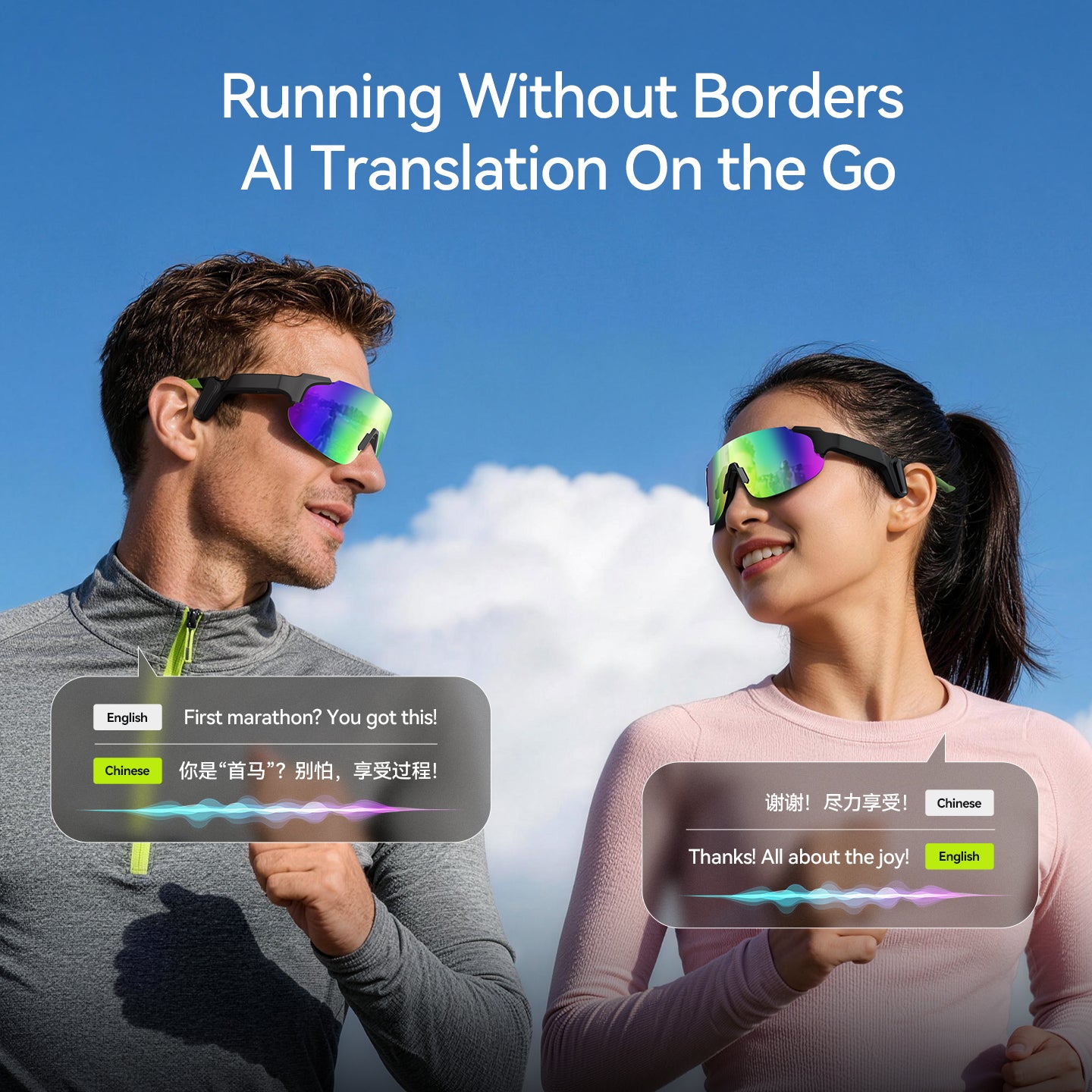 AirNova Pro - Sports Audio Sunglasses