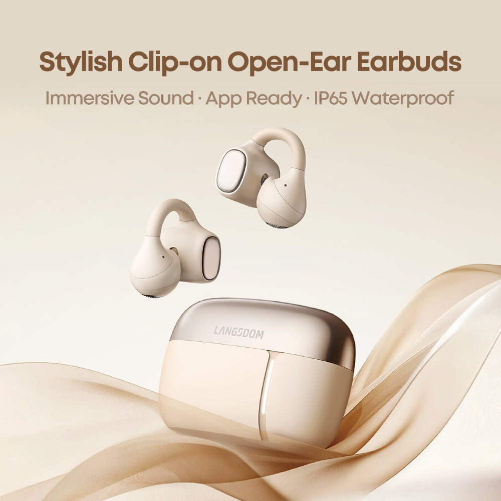AirSoul Mix - Stylish Clip-on Open-Ear Earbuds