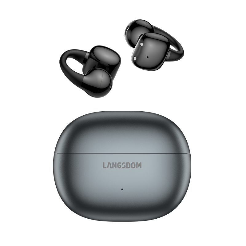 LANGSDOM TS30 - Sleek Clip-On Open-Ear Earbuds