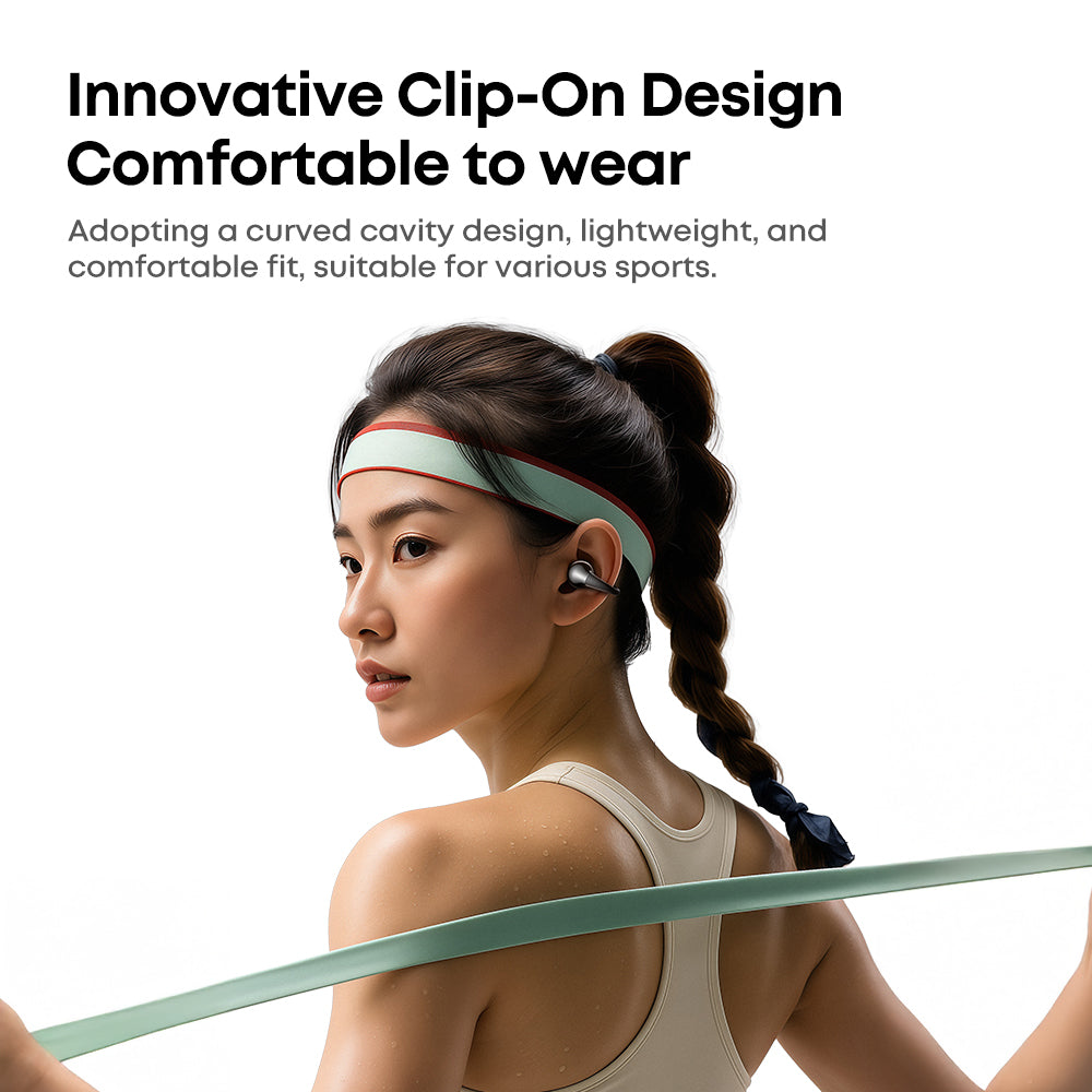 LANGSDOM TS30 - Sleek Clip-On Open-Ear Earbuds
