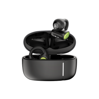 AirSoul Mix clip-on open-ear earbuds in black