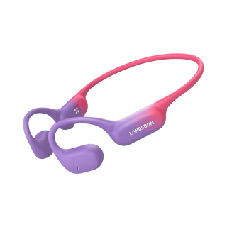 AirWave Pro open-ear running headphones in purple red