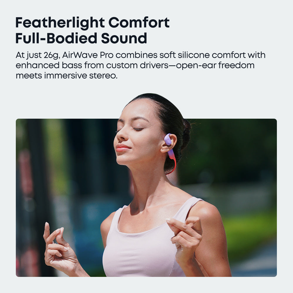AirWave Pro - Open Ear Running Headphones