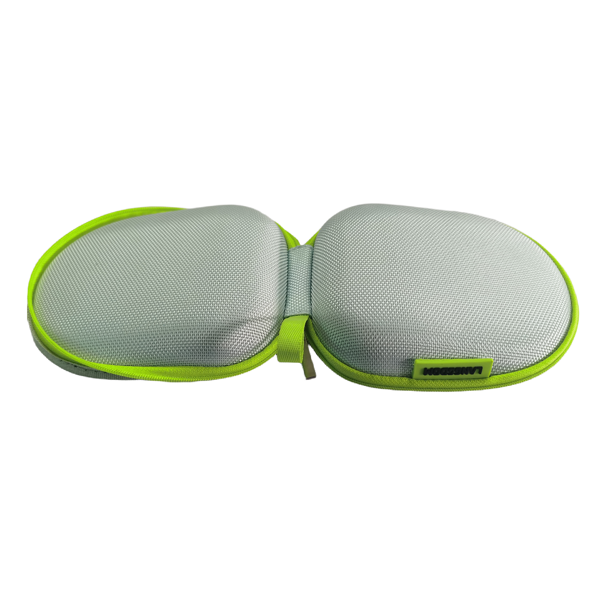 Running Headphone Carrying Case, Gray & Green